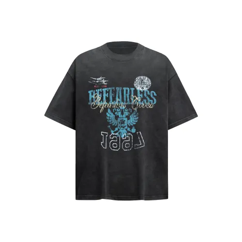 BLANKIN. Черная унисекс футболка