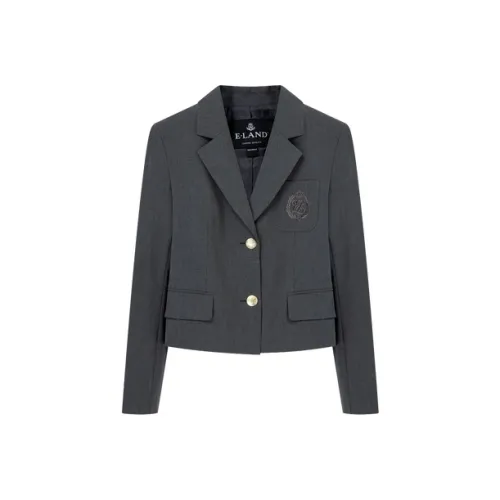 E.land Бизнес-костюм женский темно-серый