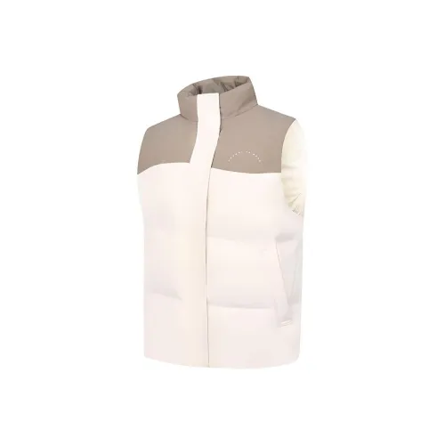QIAODAN Жилет Женские Кремовый Белый Ореховый