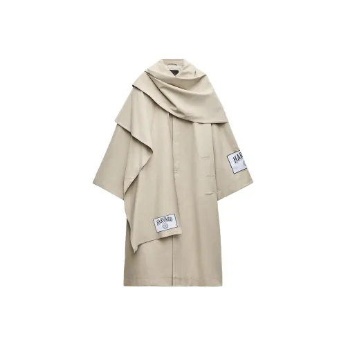 ZARA Trf Светло-зеленый Женский Тренч