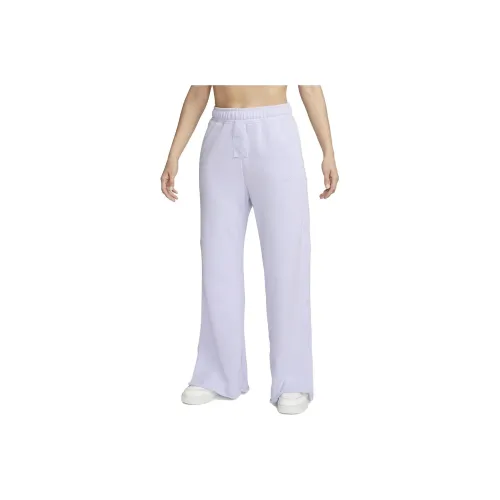 NIKE Светло-лавандовые Женские Повседневные Брюки