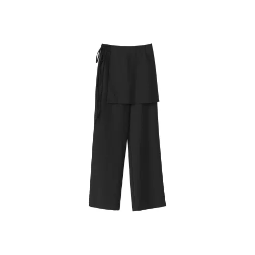 Fstudio Straight Fit Casual Pants Women's Black