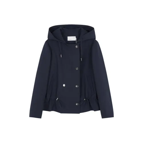 IHIMI Тренчкот Женский Темно-Синий