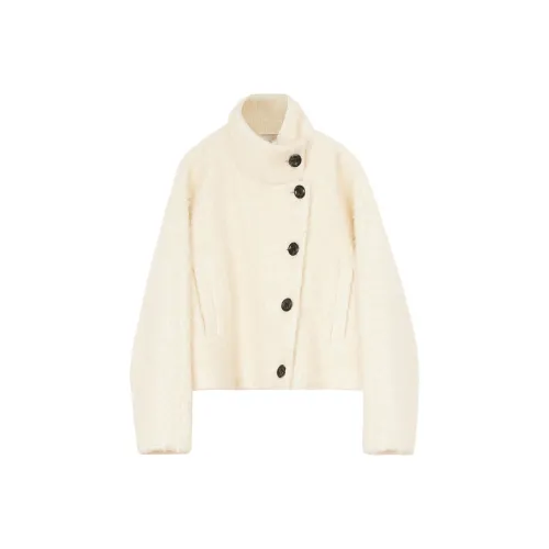 NancyCavally Вельвет Feel Пальто Женское Экрю