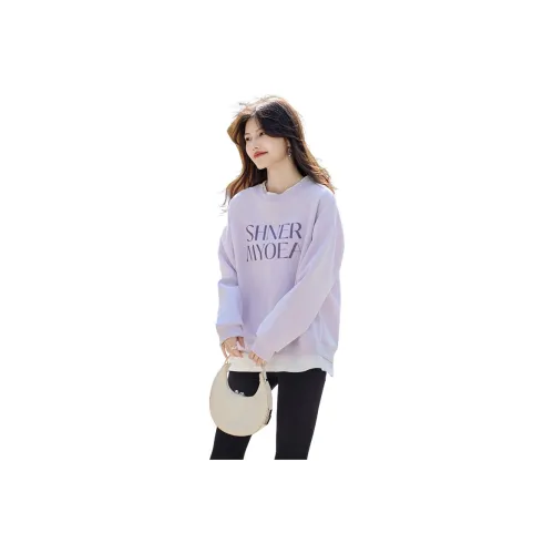 Still Quiet Толстовка Женская Фиолетовая