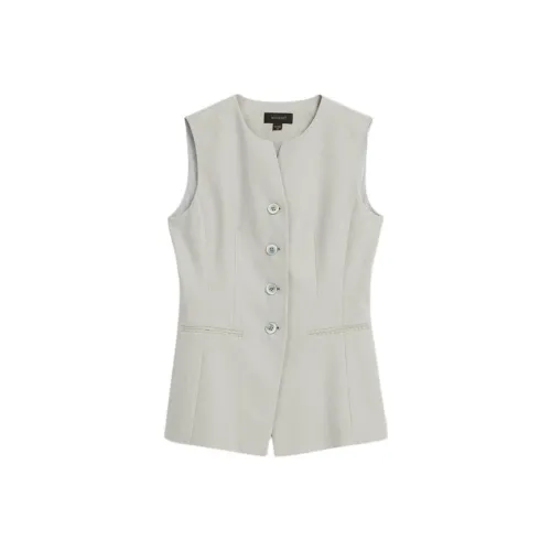 Yiner Светло-синий Женские Жилеты