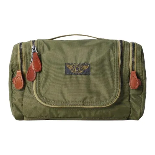 DOUBLE RL Нейлон Путешествие Сумка для хранения Мужская Оливково-зеленая
