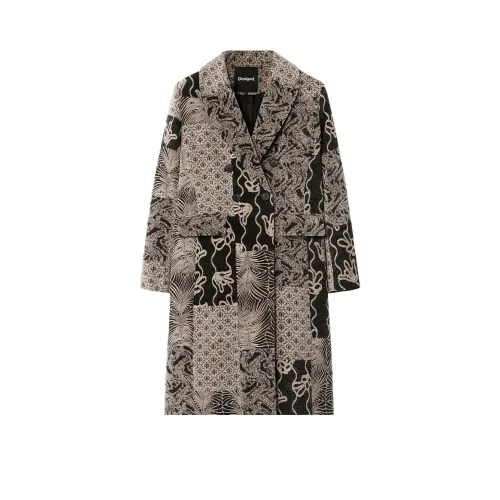 Desigual Коричневое Женское Пальто