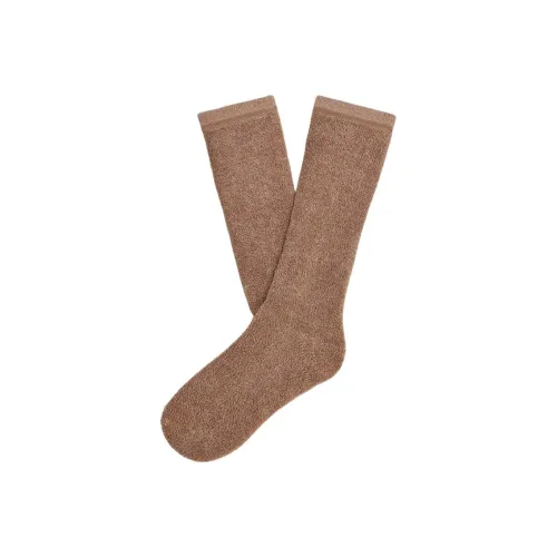 UGG 1 пачка Коричневый Мужской MID Носки до икры