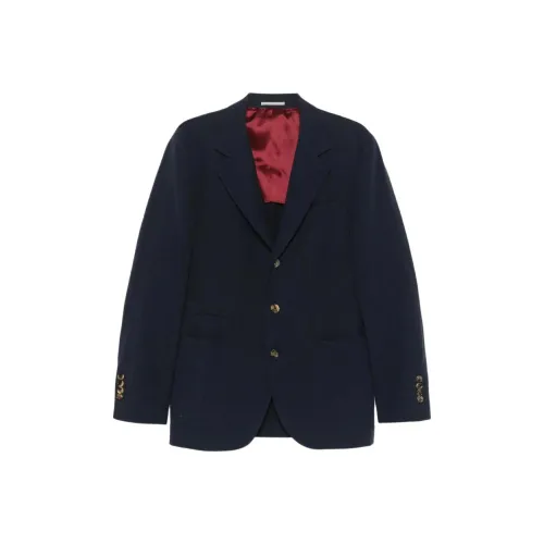 BRUNELLO CUCINELLI Бизнес-костюм Пальто Мужской Синий