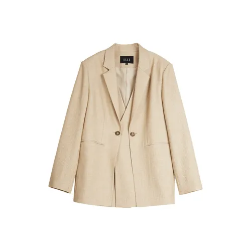 ELLE Бизнес-костюм женский цвет хаки