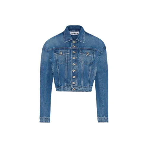 Jean Paul Gaultier Denim Jacket Women's Blue Жан Поль Готье Деним Куртка Женская Синяя