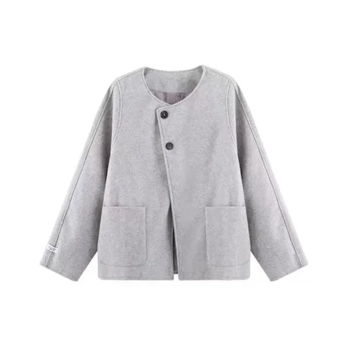 RTNH Вельвет Feel Пальто Женское Серое