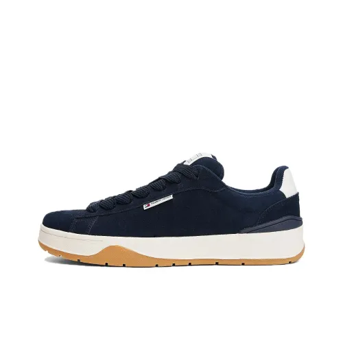 Tommy Hilfiger Slip-resistant Abrasion-resistant Low Top Skateboard Shoes Men's Blue Томми Хилфигер Противоскользящие Устойчивые к истиранию Низкие Кроссовки для скейтбординга Мужские Синие