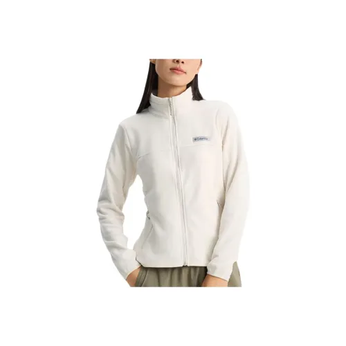 Columbia совместный бренд Бархат Feel Куртка Женская Экрю