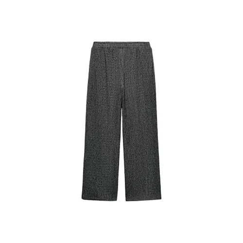 ZARA Черные/Белые Женские Повседневные Брюки