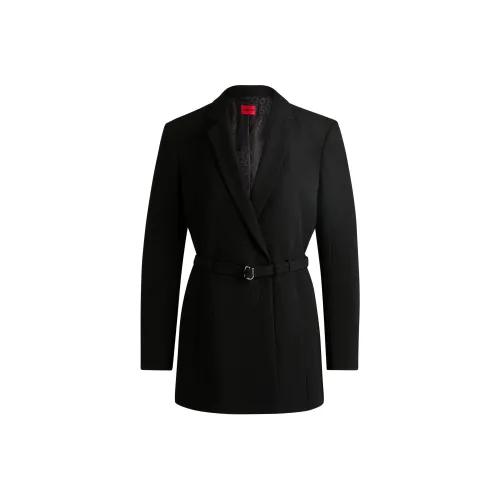 Hugo Boss Бизнес-костюм Пальто Женское Черное