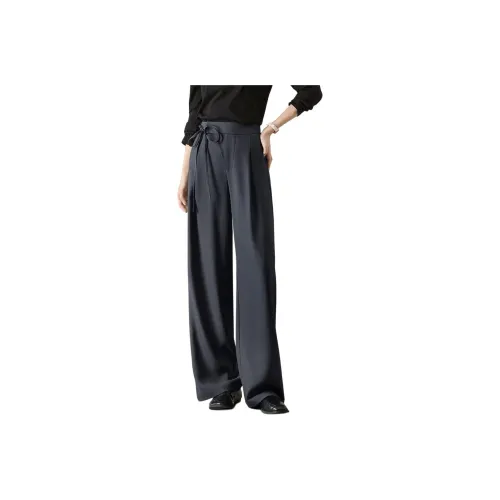 Mo Han Yi Mei Повседневные брюки Женские Темно-серый