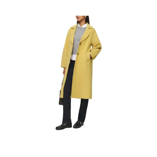 REFORMATION Wyatt Двойное лицо Пальто Женское Тяжелый Пшеница