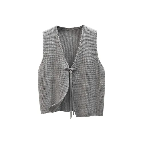 Cypress House Жилет Женский Светло-Серый