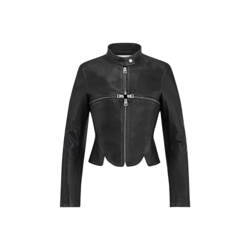 DIOR Черные Женские Кожаные Куртки