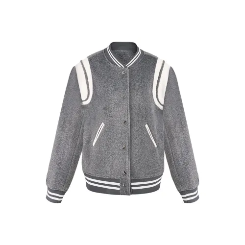 FLIM Бейсбольная куртка Женская Серого цвета