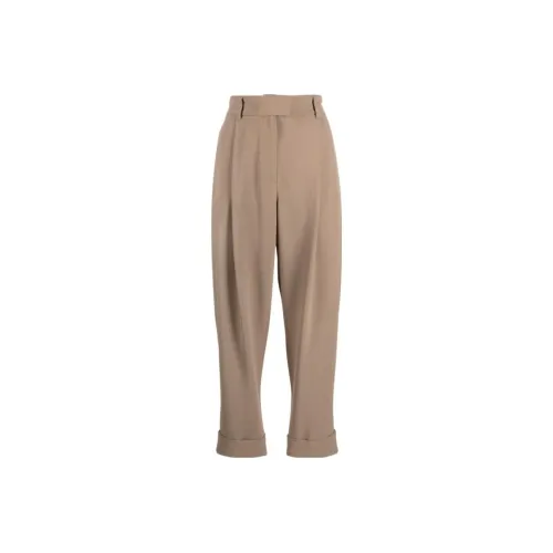 Brunello Cucinelli Хаки Женские Повседневные Брюки