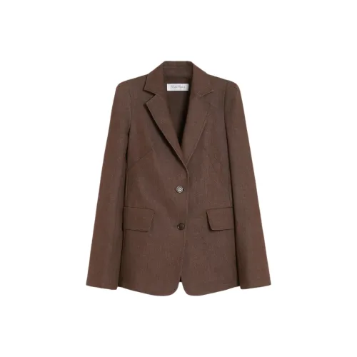 MaxMara Бизнес-костюм пальто женское коричневый