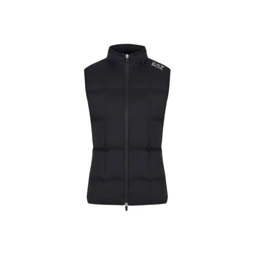 EMPORIO ARMANI EA7 FW24 Жилет Женские Темно-синий