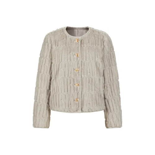 JZ. ANNAKRO Вельвет Feel Пальто Женское Серое