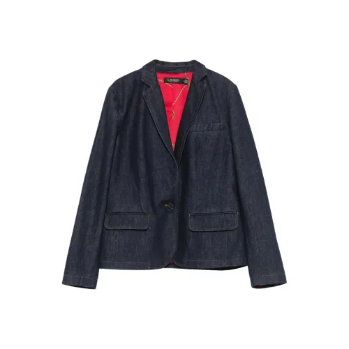 LAUREN RALPH LAUREN SS25 Бизнес-костюм Пальто Женское Морской Синий