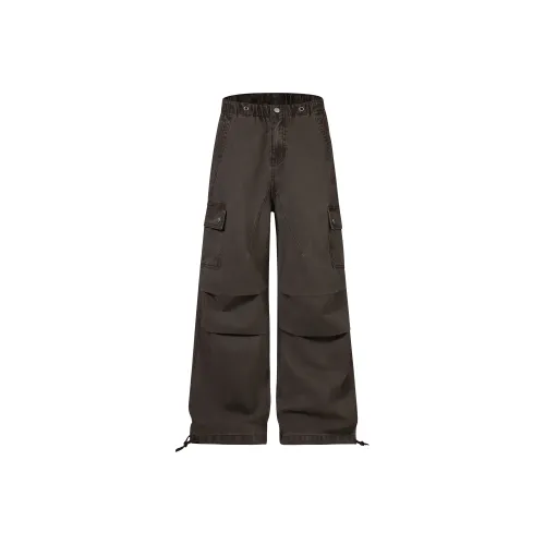 Wen Shan Повседневные брюки Женские Коричневый