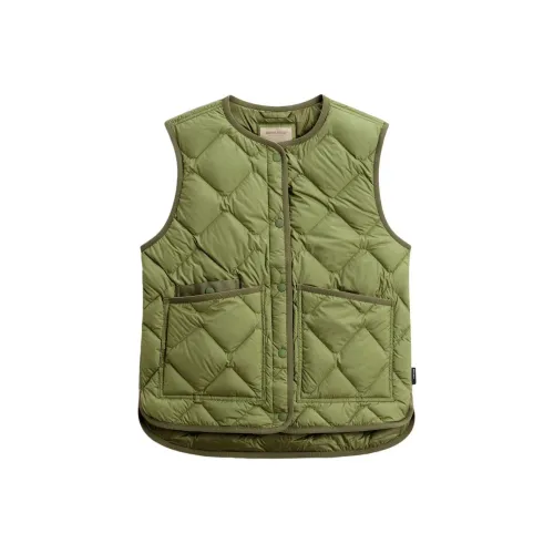 WOOLRICH SS24 Жилет Женские Яблоко Зеленый