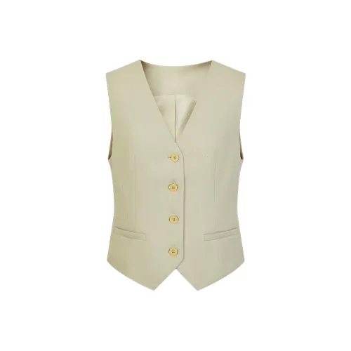 Pitpat Серо-зеленый Женские Жилеты