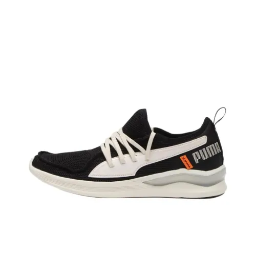 PUMA Lqd Flash Slip-resistant Abrasion-resistant Low Top Беговые кроссовки Унисекс Черный Бежевый