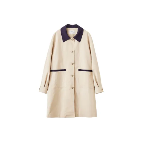 XIANGYING Тренчкот Женский Хаки