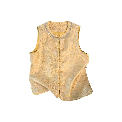 SONDR Желтый Жилет Женские Жилеты