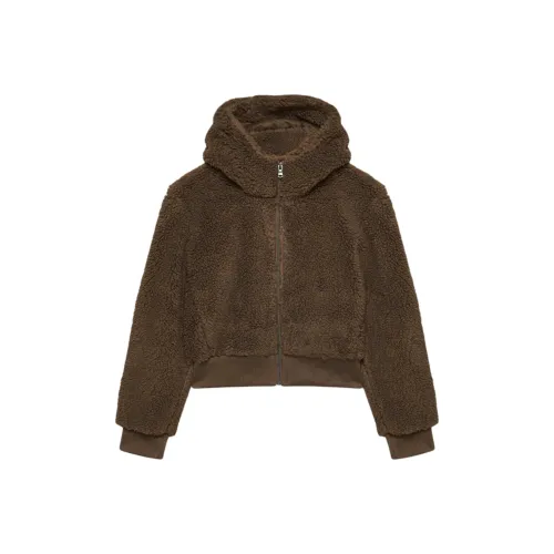 ARITZIA Sunday Best Creme Куртка Бархат feel Пальто Женские Rich CAMEL CAMEL