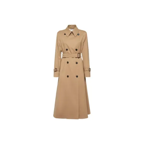 WEEKEND MaxMara Женский тренч цвета верблюжий