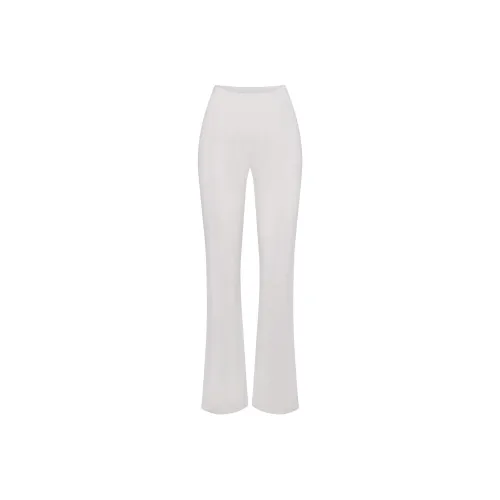 SKIMS FW24 Fake Day Collection Свитер POINTELLE Straight Нога Брюки Повседневные брюки Женские Мраморный Мраморный Цвет