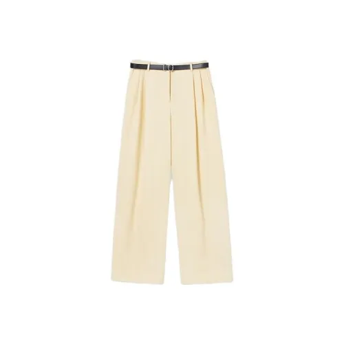 JIL SANDER Желтые Женские Повседневные Брюки