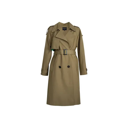 ROEYSHOUSE Тренчкот Женский Медовый Коричневый