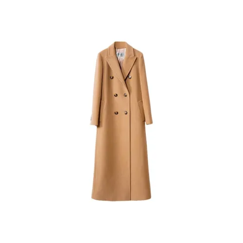 RIZ OUZH Верблюжий Женское Пальто