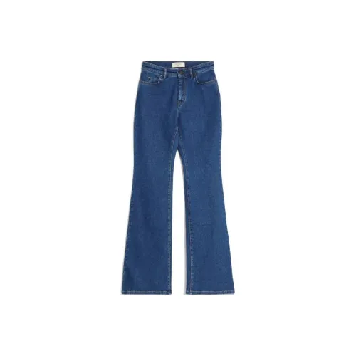 WEEKEND MaxMara Небесно-голубые Женские Повседневные Брюки