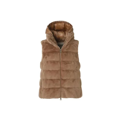 HERNO Коричневый Женские Жилеты