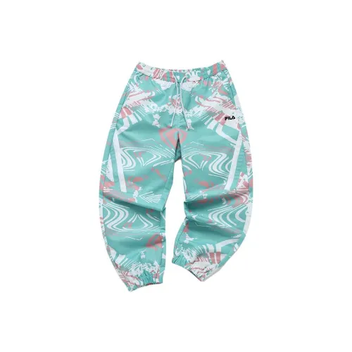 FILA Синий Mystic World Женские Повседневные Брюки