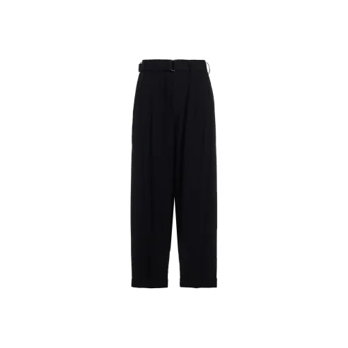 Yohji Yamamoto Черные Женские Повседневные Брюки
