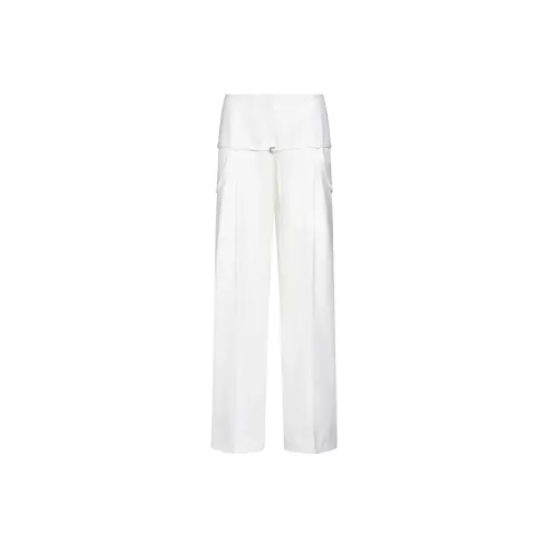 Jacquemus Белые Женские Повседневные Брюки