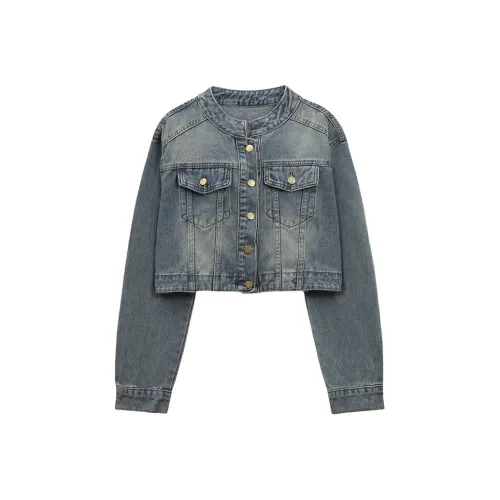 TUSHIFEI Цвет изображения Женские джинсовые куртки