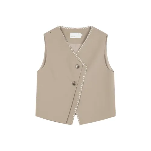 IHIMI Хаки Женские Жилеты